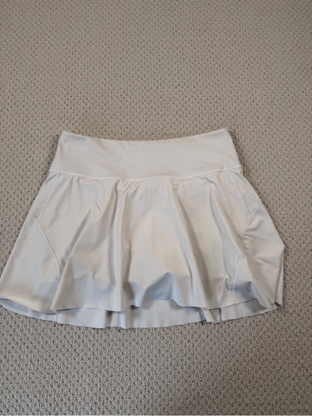 Women’s White Athletic Flared Skirt